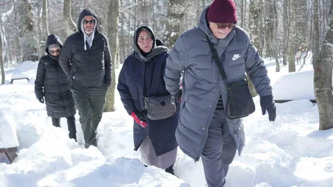 Kocaeli'de Kar Topu Savaşı Eğlencesi