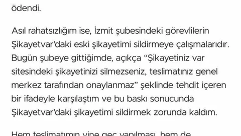 Kocaeli'de Şikayet Baskısı İddiası