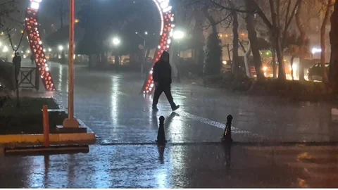 Tekirdağ'da Kuvvetli Yağış Etkili Oldu