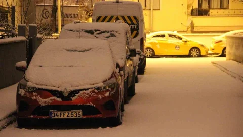 Çorum'da Kar Yağışı Başladı