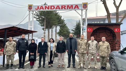 Kemaliye'de Jandarma Ziyareti Gerçekleşti