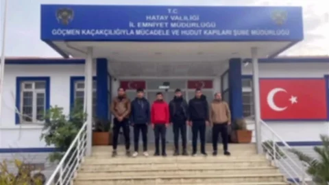 Hatay'da 6 Kaçak Göçmen Yakalandı