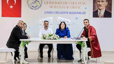 Çameli'de 2025 Yılı Nikahı Kıyıldı