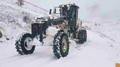Amasya'da 28 Köy Yolu Kapalı