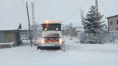 Kayseri'de Karla Mücadele Çalışmaları