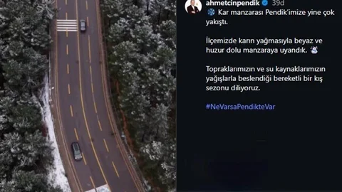 Aydos Ormanı'nda Eşsiz Manzara Görüntülendi