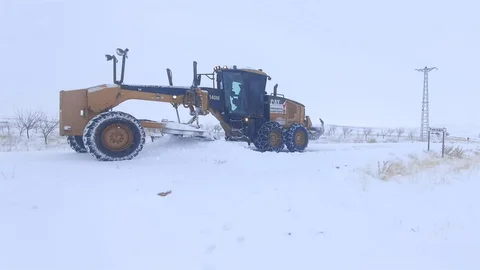 Kahramanmaraş'ta Karla Mücadele Devam Ediyor