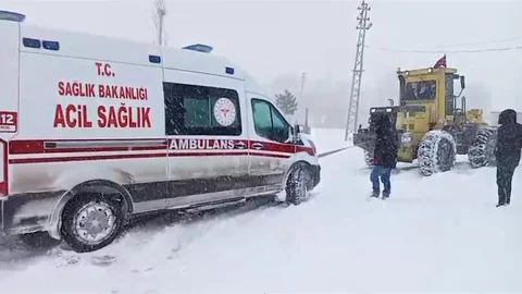 Sivas’ta Hamile Kadına Ambulans Seferberliği