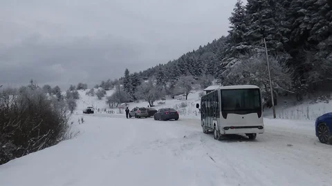 Bolu'da Yedigöller Yolu Kapandı