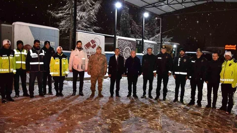 Elazığ'da Protokol Güvenlik Güçleriyle Bir Araya Geldi