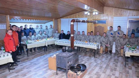 Erzincan'da Jandarma Ziyareti Yapıldı