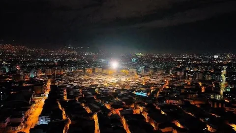 Nilüfer'de Havai Fişekler Kuşları Etkiledi