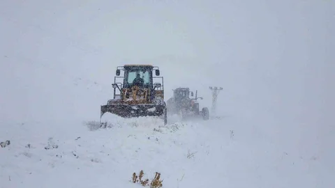 Van'da Kar Yağışı Ulaşıma Engel Oldu