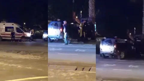 Huzurkent'te Aşırı Sürat Kaza Getirdi: Araç Refüjdeki Ağaca Saplandı