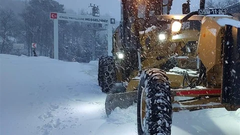 Osmangazi'de Karla Mücadele Çalışmaları