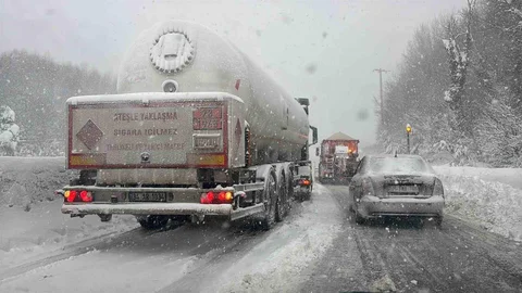 Bolu Dağı'nda Kar Yağışı Sorunu