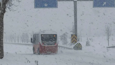 Düzce'de Yoğun Kar Yağışı Etkili Oldu