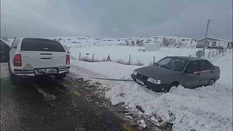 Elazığ'da Valilik Koruma Ekibi Yardım Etti