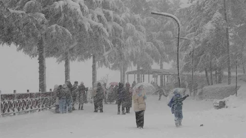 Ordu'da İlk Kar Yağışı Etkili Oldu