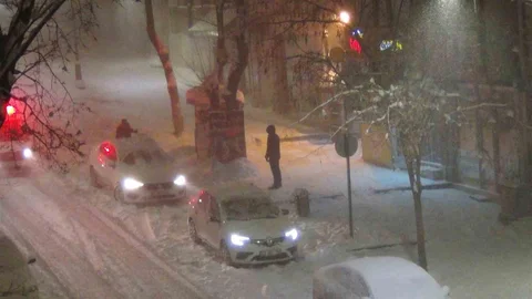 Kars’ta Görüş Mesafesi Sıfıra Düştü