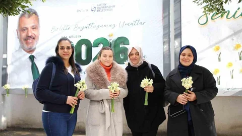 Yeni Yılda Hatay'da Nergis Hediyesi