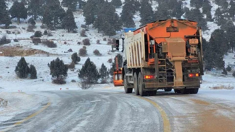 Mersin'de Karla Mücadele Çalışmaları