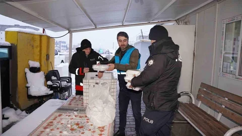 Kahta'da Karla Mücadele Çalışmaları