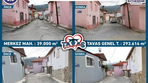 Tavas’ta Üstyapı Çalışmaları Devam Ediyor