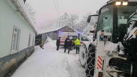 Samsun'da Karla Mücadele Çalışmaları