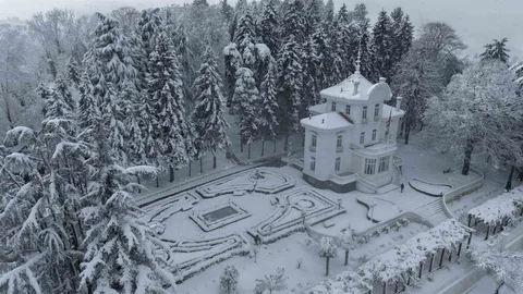 Trabzon'da Kar Manzarası Keyfi