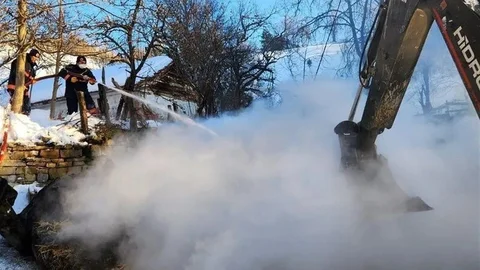 Sinop'ta Ahır Yangını: 9 Hayvan Telef Oldu