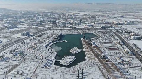 Çorum'da Kar Manzaraları