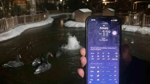 Ankara'da Dondurucu Soğuk Hava