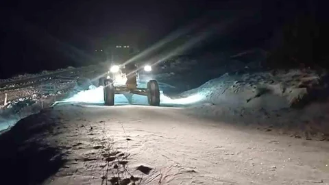 Elazığ’da Kış Koşullarına Karşı Mücadele Devam Ediyor