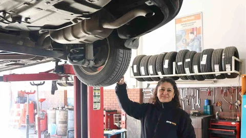 Aydın'da Kış Şartları Lastikçilerde Yoğunluk Yarattı