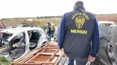 Mersin'de Araç Çetesine Operasyon