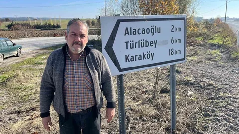 Denizli'deki Köy Yolu Tuhaflığı
