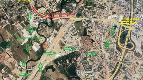 Geçit Köprüsü'nde Trafik Düzenlemesi Devam Ediyor