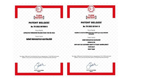 İnönü Üniversitesi'nden İki Yeni Patent
