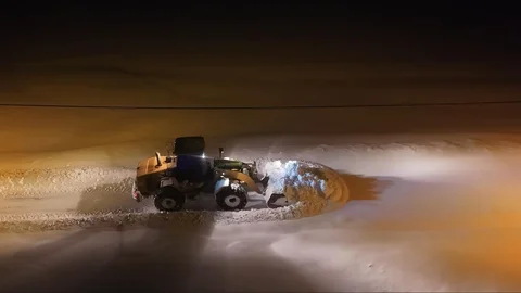 Muş'ta 7/24 Karla Mücadele Çalışmaları