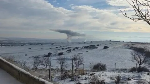 Elmadağ'da ROKETSAN Yangını Kontrol Altına Alındı