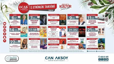 Esenyurt’ta Ocak Ayı Kültür Sanat Programı Başlıyor