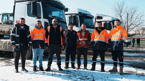 Düzce'de Karla Mücadele Başarılı Oldu