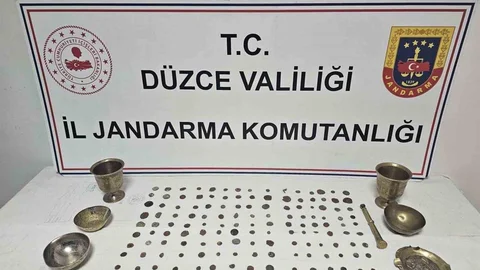 Düzce'de Tarihi Eser Kaçakçılığı Operasyonu