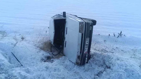 Adıyaman'da Kaygan Zemin Kazası