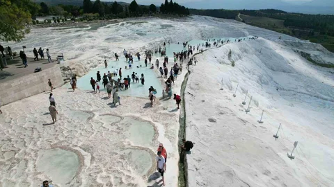 Pamukkale 2025'te Ziyaretçi Rekoru Kırdı