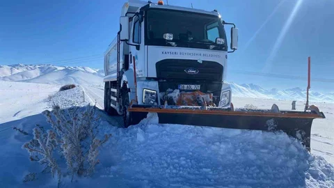 Kayseri'de Kırsalda Tüm Yollar Açıldı