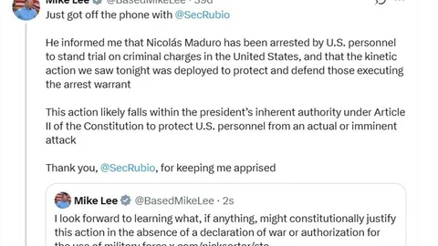ABD’li Senatör Lee Maduro’nun Tutuklandığını Açıkladı