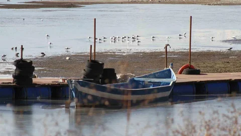 Beyşehir Gölü Kıyıları Buzla Kaplandı