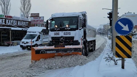 Darende'de Karla Mücadele Devam Ediyor